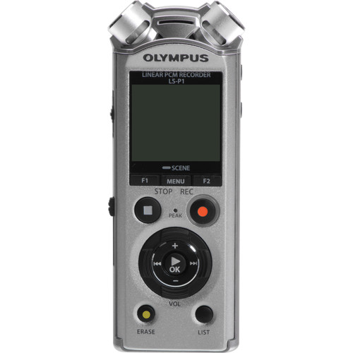 Olympus LS-P1 Portable Handheld Digital Audio Recorder (4GB, Silver)