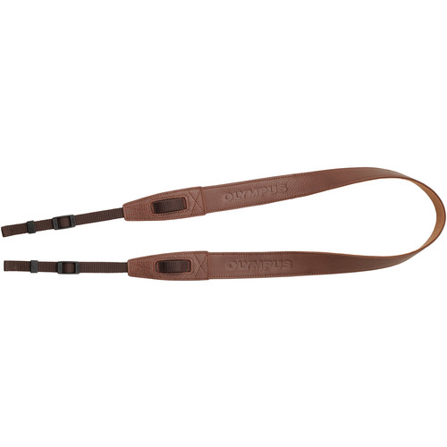 Olympus Premium Leather Neck Strap (Brown)