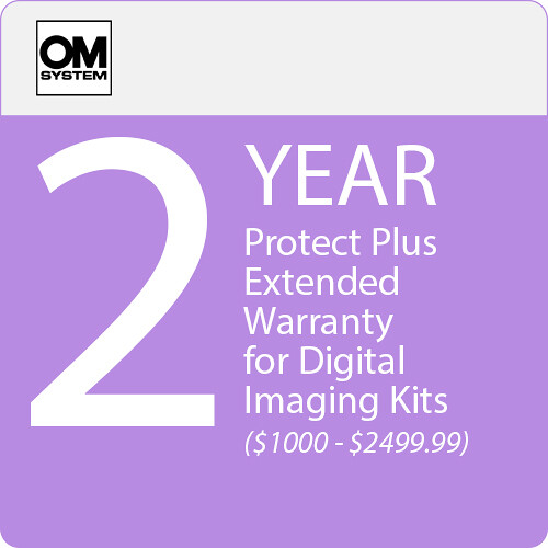 OM SYSTEM 2-Year Protect Plus Support with ADP for Digital Imaging Kits (Point-of-Sale, $1000-$2499.99)