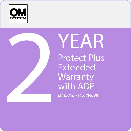 OM SYSTEM Protect Plus 2-Year Extended Warranty with ADP ($10000-$12499.99)