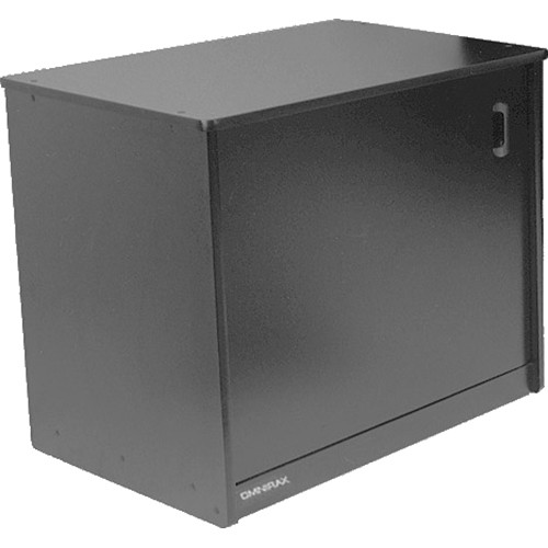 Omnirax 14-Space Rack Cabinet & Computer Cubby with Door