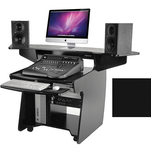 Omnirax Mixing / Digital Editing Workstation Desk (Black)