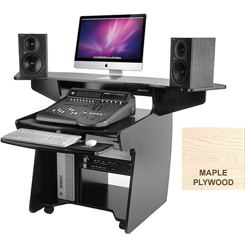 Omnirax Mixing / Digital Editing Workstation Desk (Maple Plywood)