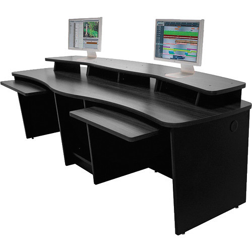 Omnirax Dual Position Multi-Purpose Workstation / Digital Editing / Audio Video Workstation (Black)