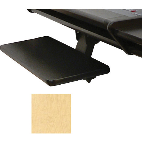 Omnirax Adjustable Computer Keyboard / Mouse Shelf for Producer 80 (Maple)