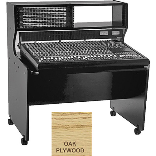 Omnirax 8 Rack Space Multi-Purpose Mixing / Composing Desk (Oak Plywood)