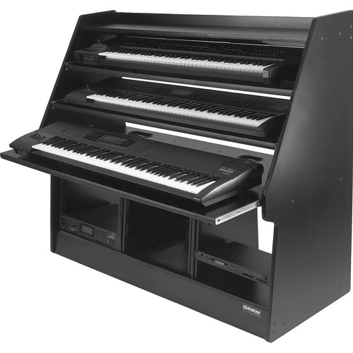 Omnirax SynthRax 88 3-Tier Cabinet for 88-Note Synthesizer Keyboards