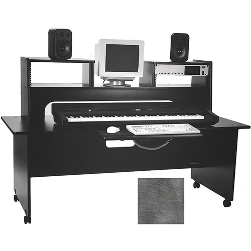 Omnirax Workstation Desk - 30" Deep (Pewter Brush)