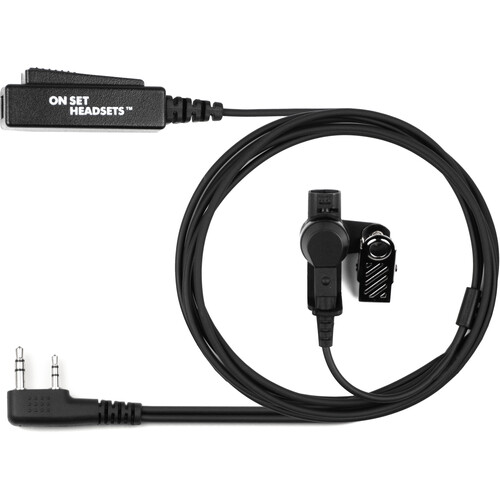 ON SET HEADSETS FilmPro Surveillance Headset for Kenwood 2-Pin (Black)