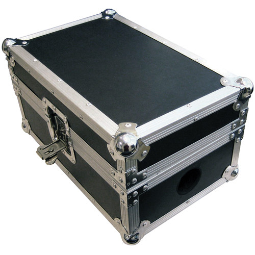 On-Stage CDJ Player Flight Case (Black with Chrome-Plated Hardware)