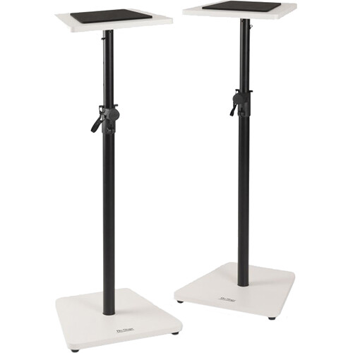 On-Stage Wood Studio Monitor Stands (White, Pair) SMS7500W B&H