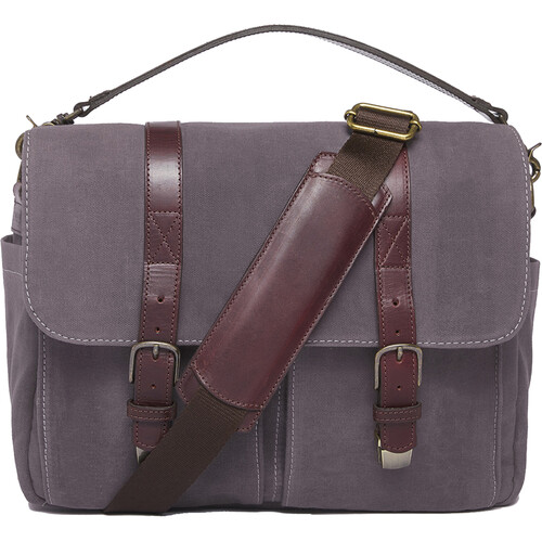 ONA Brixton Camera/Laptop Messenger Bag (Smoke Canvas)