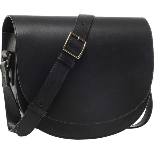 ONA Savannah II Leather Camera and Everyday Crossbody Bag (Black)