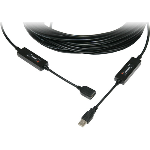 Opticis USB-A Male to USB-B Male Optical Cable (131.2')