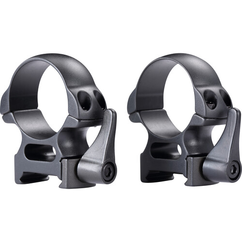 Optisan 30mm Weaver/Picatinny Riflescope QRA Gen II Quick Release Mounting Rings (Medium, Pair)
