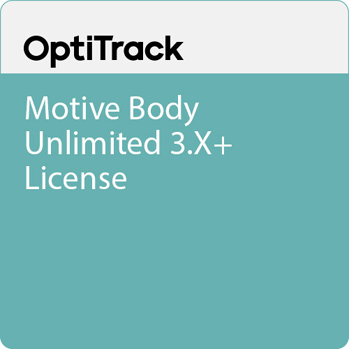 OptiTrack Motive Body Unlimited 3.X+ License