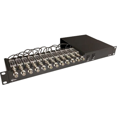 Opticis BR-310 Dual Power Supply Multi-SDI Extender Mounting Power Supply Frame (1 RU)