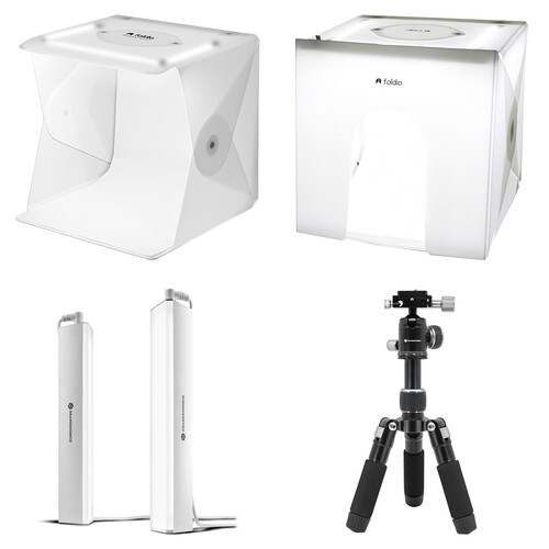 ORANGEMONKIE Foldio2 Plus Portable Lightbox Studio and Accessories Kit