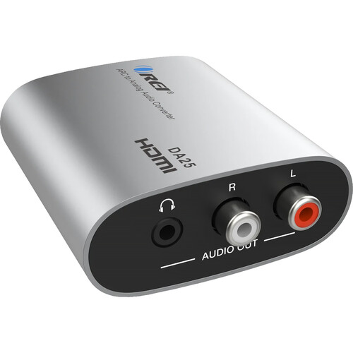 OREI DA25 HDMI eARC/ARC to RCA L/R Analog Audio Extractor/Converter