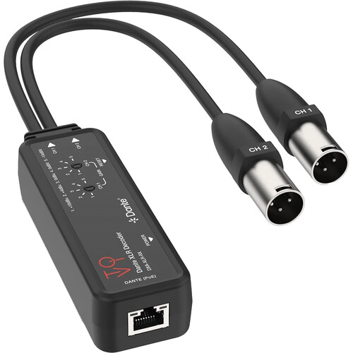 OREI ToVi Dante to XLR Male Audio Decoder