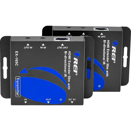 OREI HDMI over Cat 6/7 1080p Video Extender with Bidirectional IR (164')