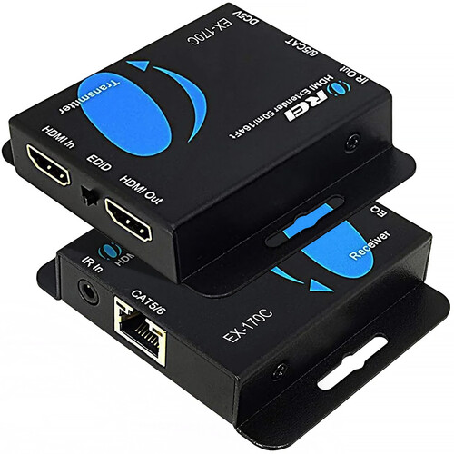 OREI HDMI 1080p Extender Set with IR and PoC (170')