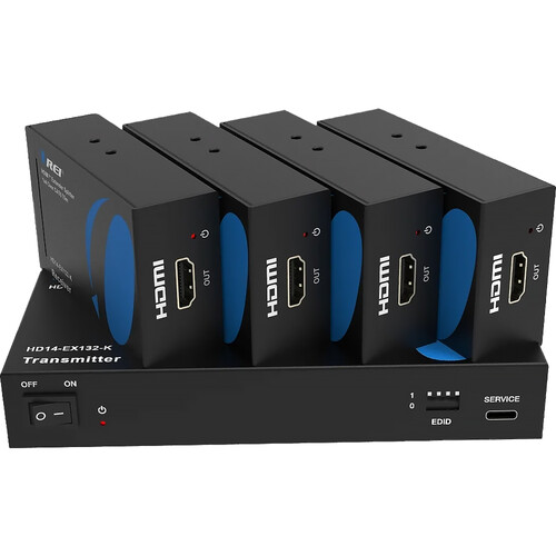OREI 1x4 HDMI 1080p Extender/Splitter (230')