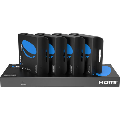 OREI 1x4 HDMI 4K Extender Splitter over Cat 6/7