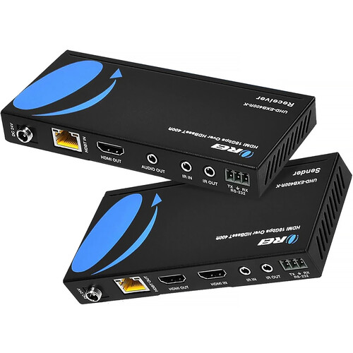 OREI 4K HDMI over HDBaseT Extender with IR/CEC/PoC (394')