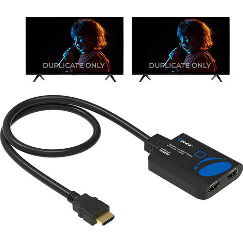 OREI UHDS-102C 1x2 4K HDMI Splitter/Downscaler with Pigtail