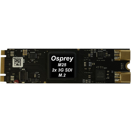 Osprey Raptor Series M25 M.2 PCIe Capture Card with 2 x SDI Channels