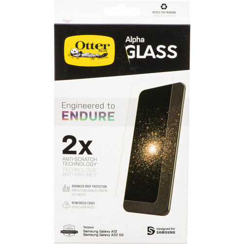 OtterBox Alpha Glass Screen Protector for Galaxy A12/A32 5G