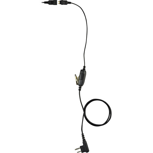 Otto Engineering LOC 1 Wire Kit with In-Line PTT and Mic (w/o Earpiece ) (Black)
