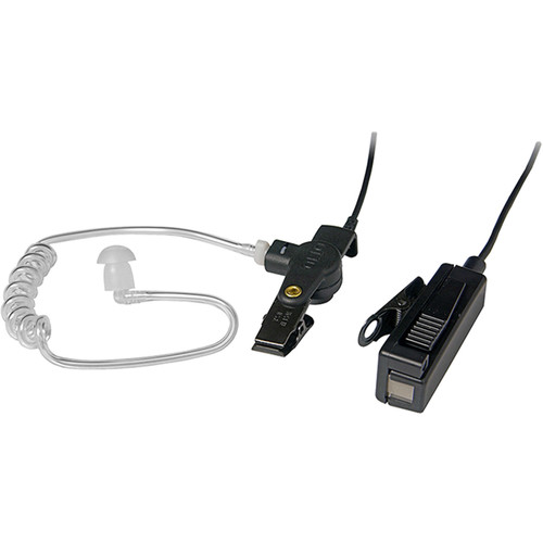 Otto Engineering V1-10172 Professional Surveillance 2-Wire Palm Microphone Kit for EF Johnson HT1000 2-Way Radios (Black)