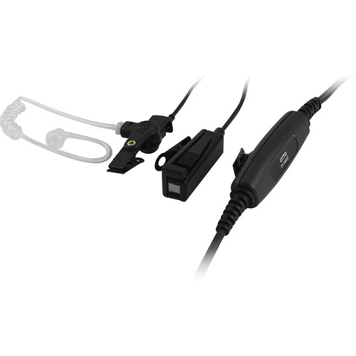 Otto Engineering V1-10355 Professional Surveillance 2-Wire Palm Microphone Kit with Heavy-Duty Cable for Kenwood TK480 Series 2-Way Radios (Black)