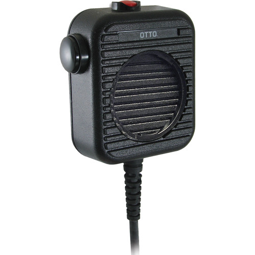 Otto Engineering Genesis II Speaker Mic, Coiled Cable, Emergency Button and Accessory Jack