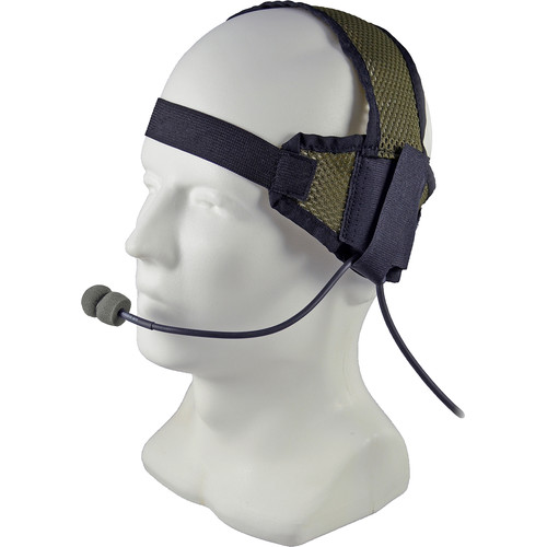 Otto Engineering Tactical Iii Headset, Combined Speaker And Boom Microphone,Velcro Pouch With Black Oh Strap And Elas