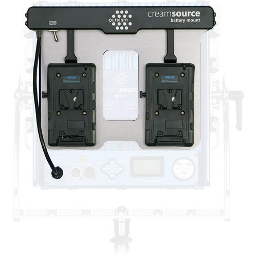 Creamsource Dual Battery Plate for Mini LED Light (V-Mount)