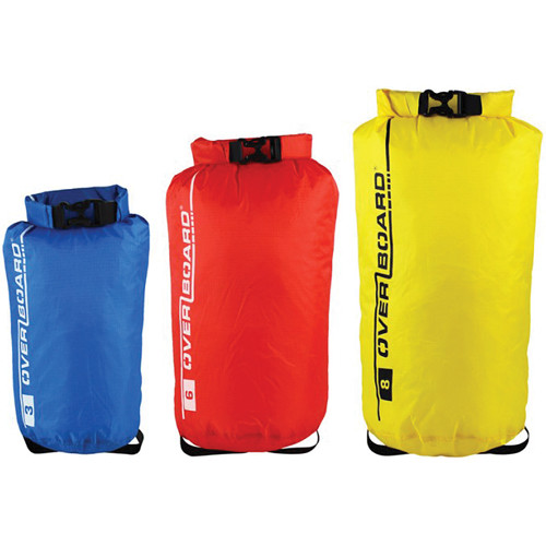 OverBoard Dry Bag Multi-Pack Divider Set (3L, 6L, 8L, Assorted Colors)