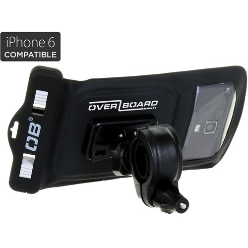 OverBoard Waterproof Phone Case and Bike Mount (Black)