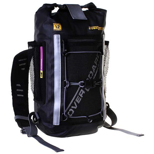 OverBoard Pro-Light Waterproof Backpack (Black, 12L)