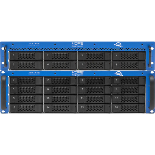 OWC Jupiter Kore 64TB 16-Bay NAS Expansion Unit (16 x 4TB SSDs)