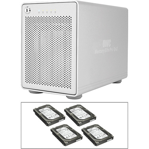 OWC 12TB Mercury Elite Pro Qx2 RAID Solution Kit (4 x 3TB)