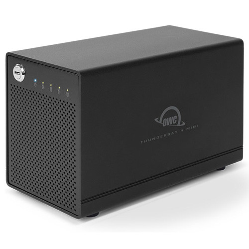 OWC 30TB ThunderBay 4 mini 4-Bay Thunderbolt 2 RAID Array (4 x 7.5TB, RAID 4 Edition)