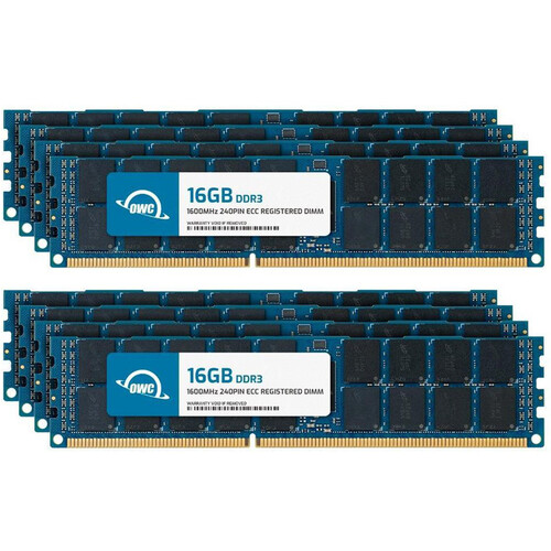 OWC 128GB DDR3 1600 MHz ECC RDIMM Memory Kit (8 x 16GB)