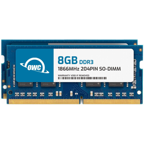 OWC 16GB DDR3L 1866 MHz SO-DIMM Memory Kit (2 x 8GB)