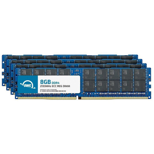OWC 32GB DDR4 2133 MHz RDIMM Memory Kit (4 x 8GB)