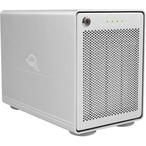 OWC Mercury Elite Pro Quad 72TB 4-Bay USB-C 3.2 Gen 2 RAID Array (4 x 18TB)