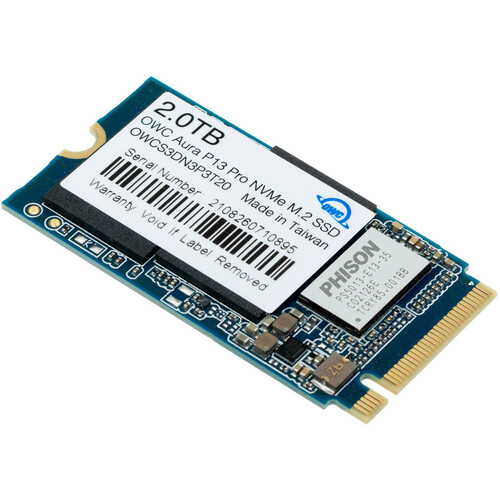 OWC 2TB Aura P13 Pro NVMe M.2 2242 SSD OWCS3DN3P3T20 B&H Photo