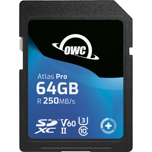 OWC 64GB Atlas Pro UHS-II SDXC Memory Card